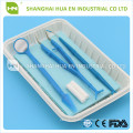 Hot Salable Disposable Medical Composite Instruments Kit Dental Three Kits Two Pieces Five Sets with High Quality